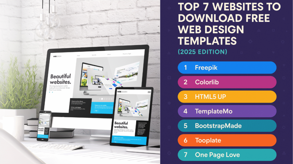Top 7 Websites-Web Design Templates
